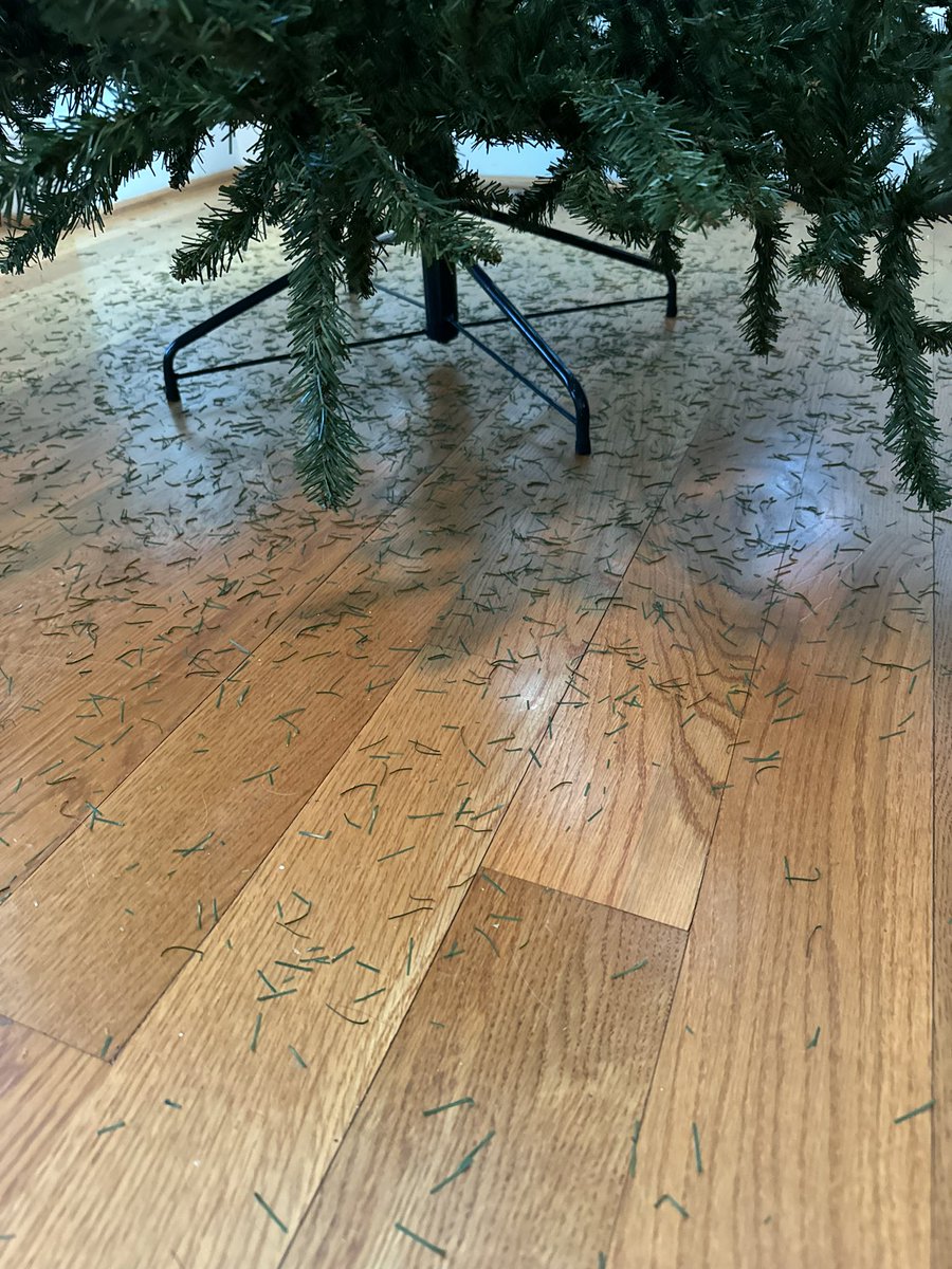 I think my artificial tree is dead.