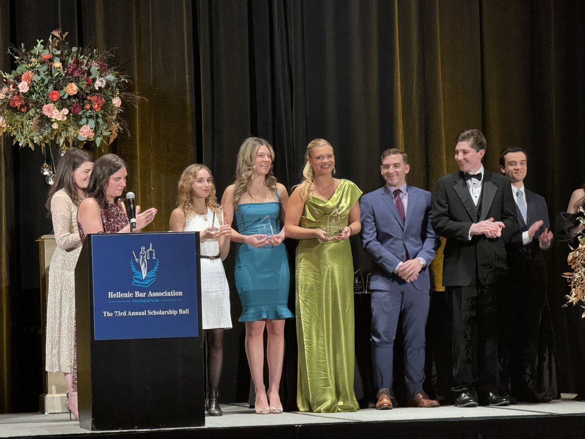 constancechron's tweet image. I’m extremely honored to have been selected as a scholarship recipient for  the Hellenic Bar Association. I’ve been volunteering with the HBA for over 10 years &amp;amp; am eternally grateful for their support &amp;amp; mentorship throughout my law school career. 💙⚖️🤍