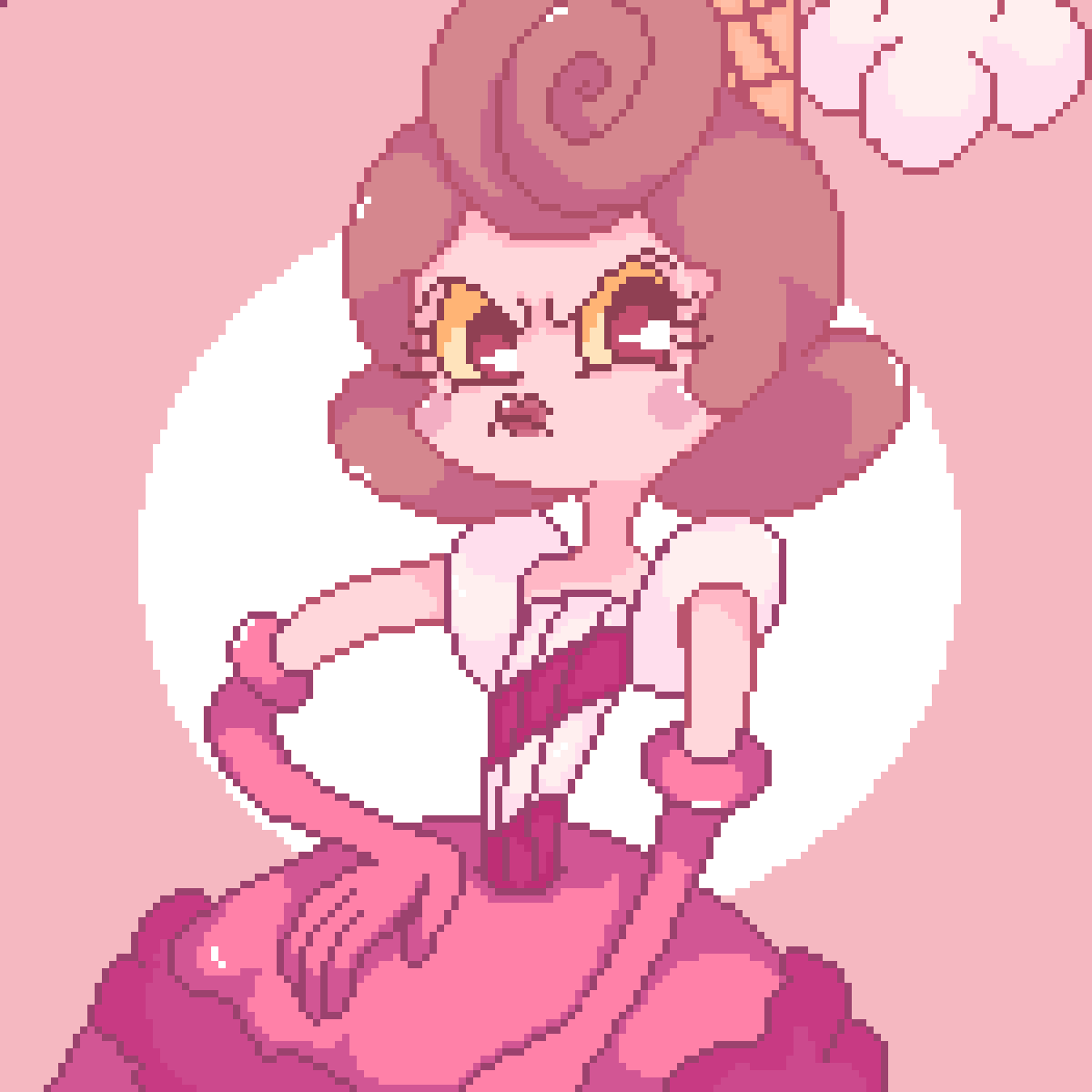 A pixel art mais doce de todas!
Baroness Von Bon Bon / Baronesa Bombom! ^-^

/a
#pixel #art #pixelart #digitalart #cuphead