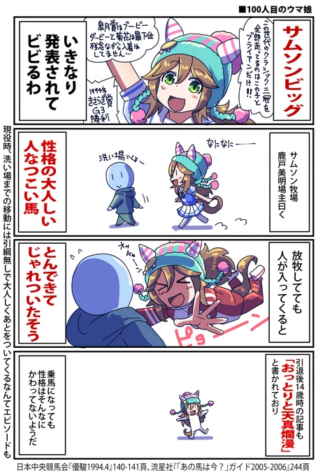 サムソンビッグの性格のお話  #ウマ娘