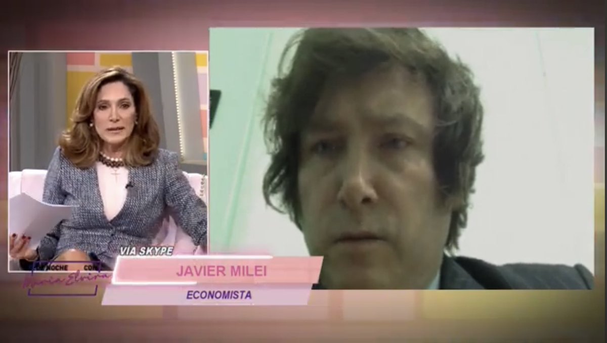 Entrevisté a Milei en 2020, cuando era un economista desafiante. Hoy fue elegido Presidente de los argentinos y demostró que sí es posible derrotar al Socialismo en América Latina. 

¡Mis felicitaciones a la Argentina y mi abrazo al presidente electo, <a href="/JMilei/">Javier Milei</a>!

¡Viva la LIBERTAD!