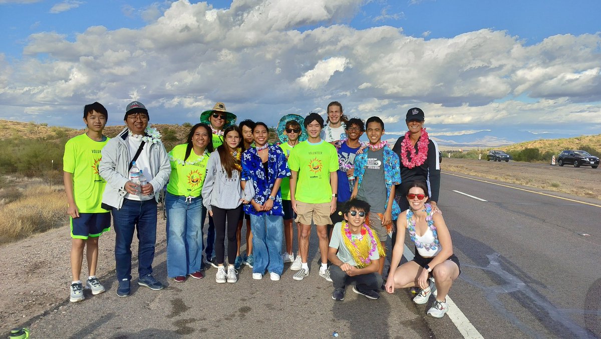 Knight Swim &amp; Dive tradition... working the #IronMan #Triathlon today! Way to give back, Knights! 🔥🔥🔥