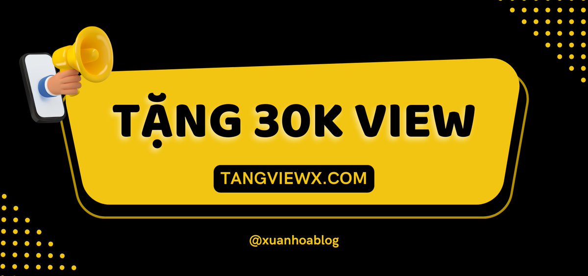 AlanNguyenCo's tweet image. 🔔TẶNG 30K VIEW CHO ANH EM CHƯA ĐỦ 5M VIEW ĐỂ BKT

Mừng kênh đạt 5000fl. Hôm nay làm give away nho nhỏ tặng 500 anh em chưa đủ 5M view để BKT. Ae làm đủ các bước sau:

1⃣Like bài viết
2⃣Follow để theo dõi
3⃣Gửi cmt có ý nghĩa dưới bài viết
4⃣Retweet hoặc trích…