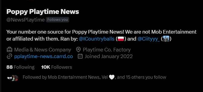 Poppy Playtime News (@NewsPlaytime) / X