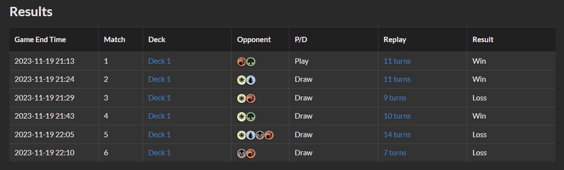 Vanagor_'s tweet photo. Also I have been on the draw for eight consecutive games. Right after I trophied twice in a row. This happens "naturally" with P = 0.044. Less than 1/2000. 
Since I started playing LCI I have been 16 times on the play and 29 on the draw. 
@MTG_Arena is the die rigged? https://t.co/s2HH5iMqUS