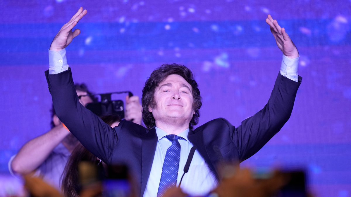 Felicitaciones al gran pueblo argentino por esta gran demostración cívica!!! 

Éxitos <a href="/JMilei/">Javier Milei</a> presidente !!!