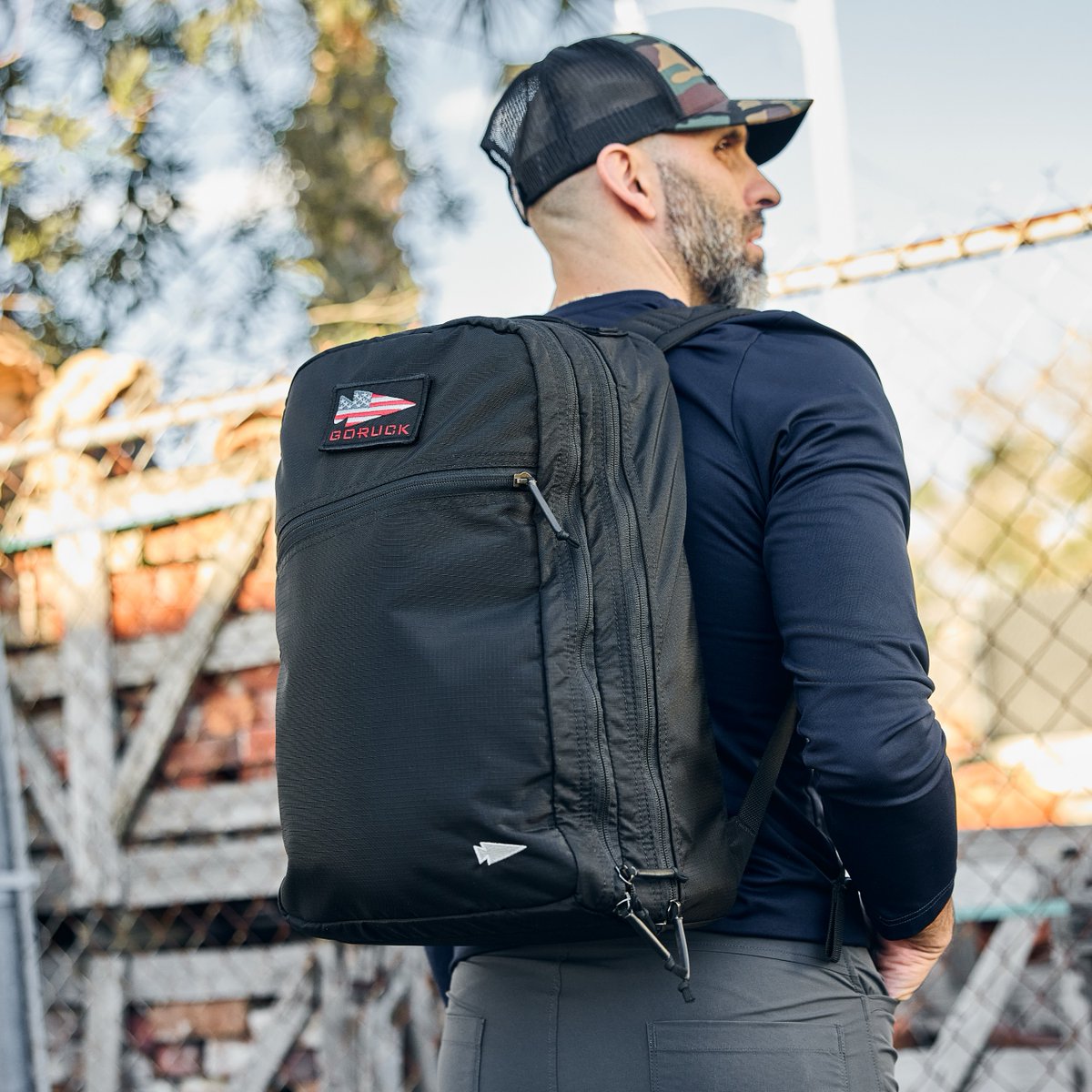 The Double Compartment Bullet Ruck is the most simple and streamlined ruck to use during travel with all of the pockets and all of the organization you need to travel light and hands-free. Use it as a daypack or as your go-to carry-on bag ruck.ly/3R3j4Oy #GORUCK