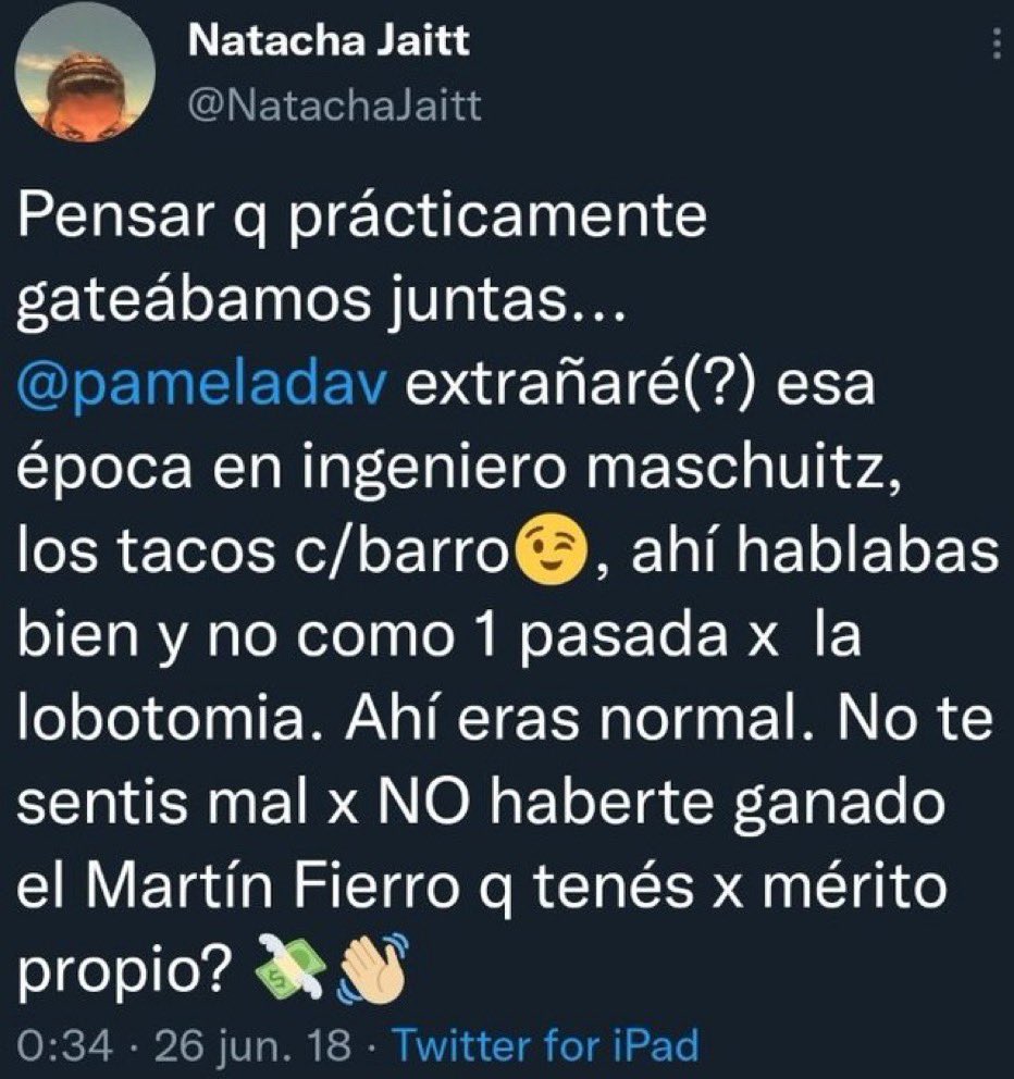 susana24295494's tweet photo. @PamelaDav Hoy más que nunca….. https://t.co/wRVYgbNIJQ