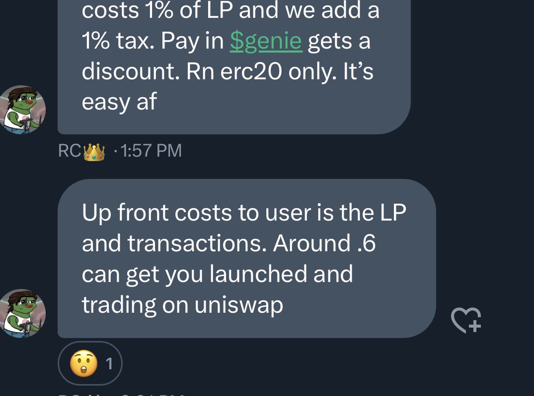 Captain_0f_Alts's tweet photo. Can someone explain to me why we aren't using $genie to create the ultimate meme coin and Pamp that shit to Valhalla?? https://t.co/ur5N57FhUa