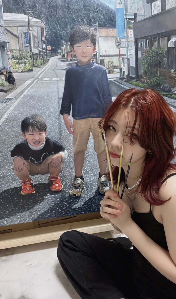 Abspko's tweet image. #作家になった流れ

絵描くの楽しい
↓
コロナで絵を見てもらえる機会逃す
↓
配信アプリでライブペイント始める
↓
リスナーさんに背中押してもらい初個展
↓
絵を仕事にするのは向いてないから趣味にしようかな
↓
下の絵でバズってフォロワー10倍
↓
求めてくれる人がいるからもう少し頑張ろう
↓…