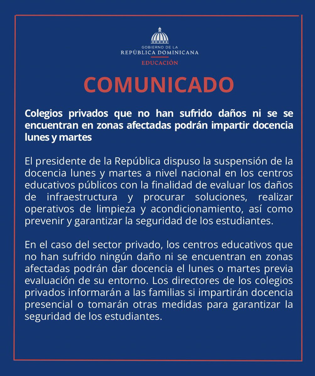 RogerZayas's tweet photo. Es que no pegan una. 
Cómo es posible que la presidencia emita un comunicado claro y preciso y luego, el Ministerio cambia la cosa, cuando no es un asunto de dar clases o no. Son los accesos a las escuelas y colegios por los daños estructurales y la prevención de más accidentes. https://t.co/rGe5hHcJo1