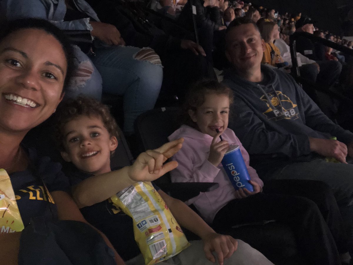 shan3422's tweet photo. First game for our boy. Go @pacers!! #pacersgamenight https://t.co/N2AjwrbveY
