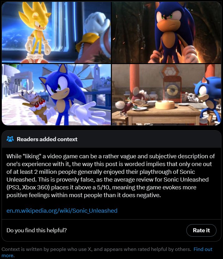 Sonic Unleashed, Wiki Sonic the Hedgehog