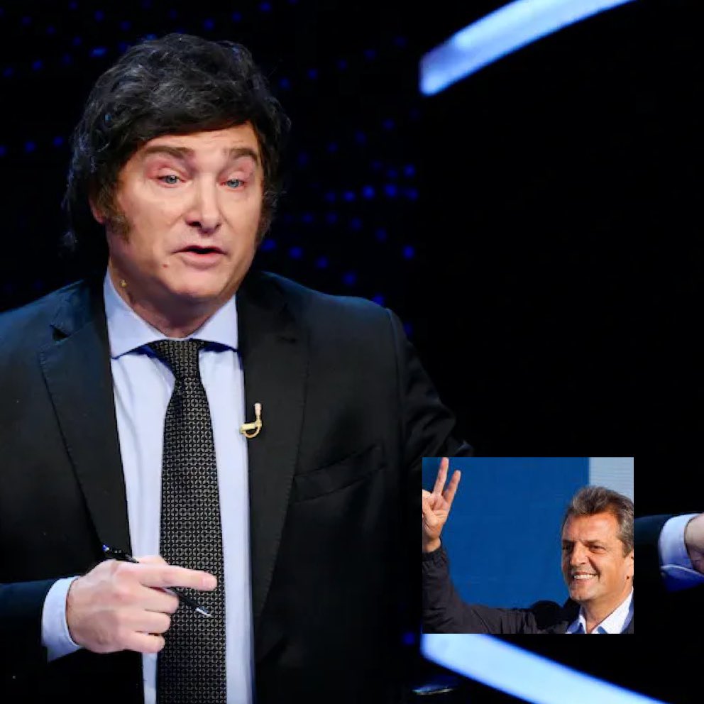 ULTIMO MOMENTO: JAVIER MILEI DERROTA AL CANDIDATO PERONISTA POR CASI 12 PUNTOS Y SERA EL NUEVO PRESIDENTE DE ARGENTINA <a href="/lanacionmas/">La Nación Más</a> BREAKING NEWS: JAVIER MILEI WINS PRESIDENTIAL ELECTION AND HE WILL BE THE NEW PRESIDENT OF ARGENTINA. HE DEFEATED THE PERONIST CANDIDATE SERGIO