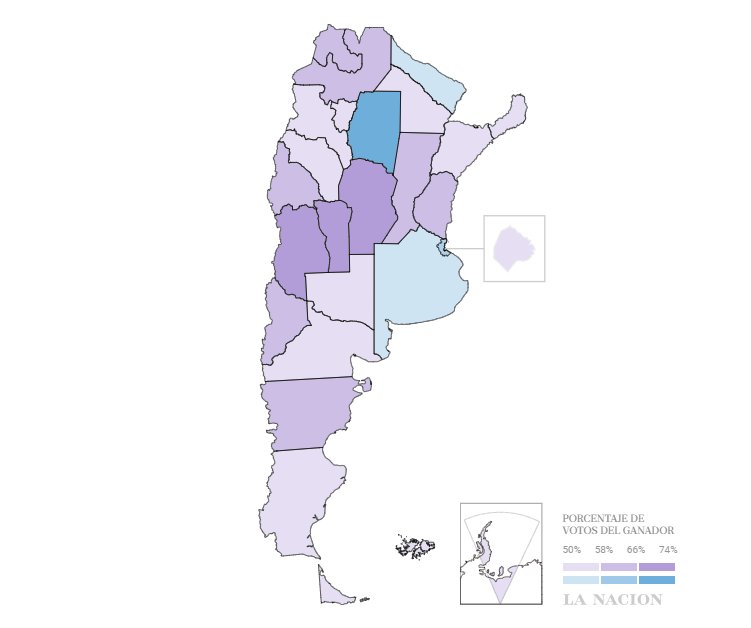 🟣🇦🇷 Nuevo mapa político de Argentina tras la victoria de Milei

ℹ️ La Nación