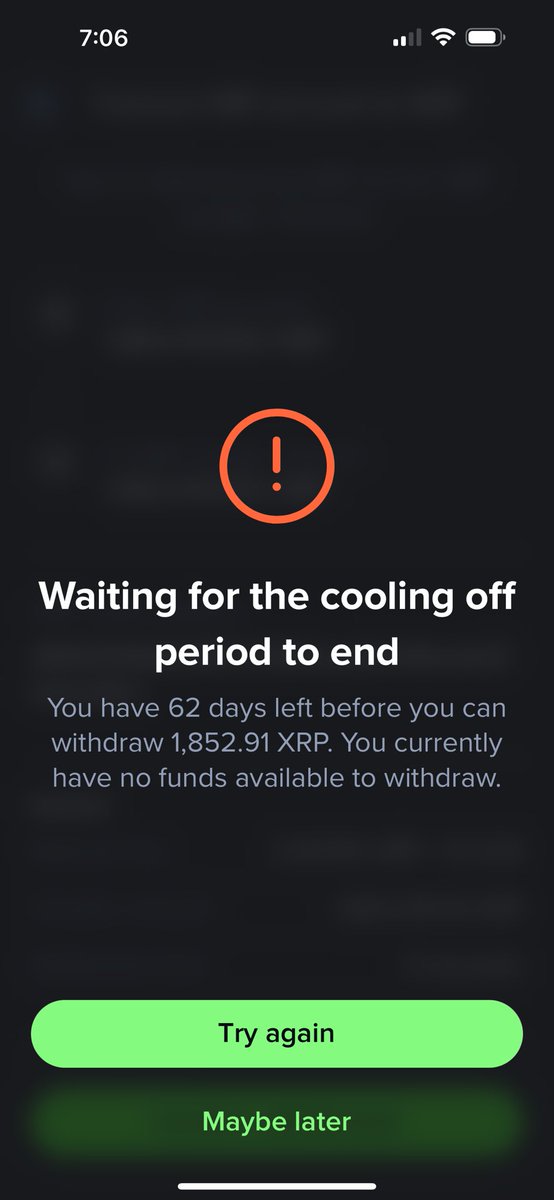 Can somebody in the #xrp community please explain how it is acceptable for <a href="/UpholdInc/">Uphold</a> <a href="/JpThieriot/">JP Thieriot</a> to hold on you your funds for 2 months before you receive them⁉️ “Am I buying the dip” for <a href="/UpholdInc/">Uphold</a> to hold my funds until they see fit to give them to me⁉️ This is insane #XRPArmy