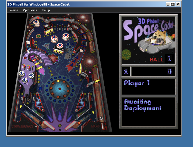 Bored? Miss space cadet pinball? 

Try the Windoge98 pinball pre-release before it hits Windoge98 desktops everywhere!

windoge98.com/spacecadetpinb…