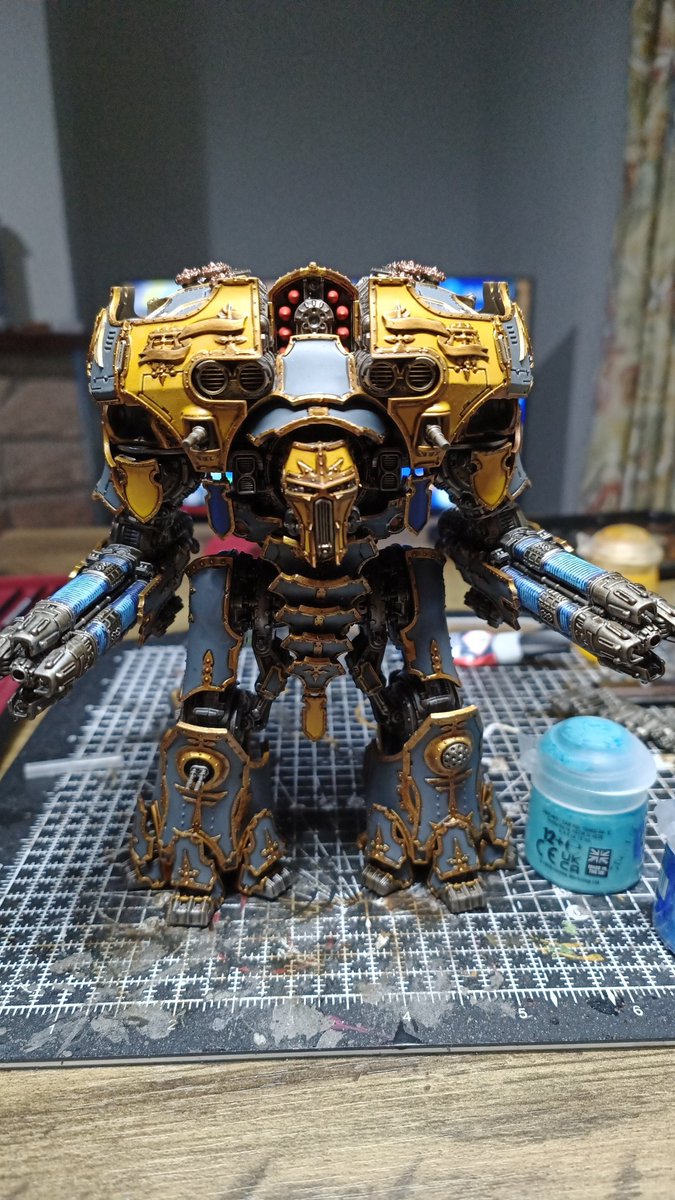 All done bar the shouting.

#adeptustitanicus
#warhammer
#PaintingWarhammer