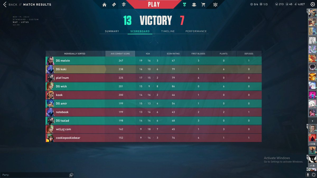 DG takes map 1!