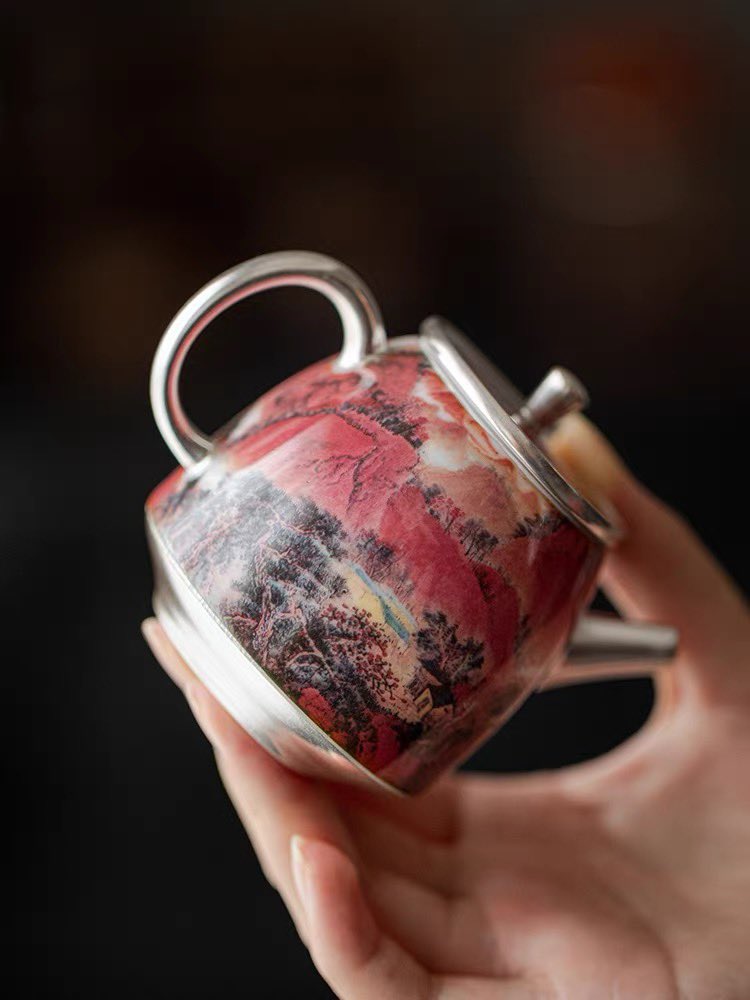 morimatea's tweet photo. It brings you a cozy feeling with soft tactile.
.
.
.
#unique #paintedpots #paintedpottery #teacupaddict #teapotcollector #potlovers #tealover #teatime #brewedtea #potteryart #artistic #instatea #artist #relaxingmoments #enjoyit #innerpeace #quietmind #morimatea https://t.co/W3pOBQ7CwU