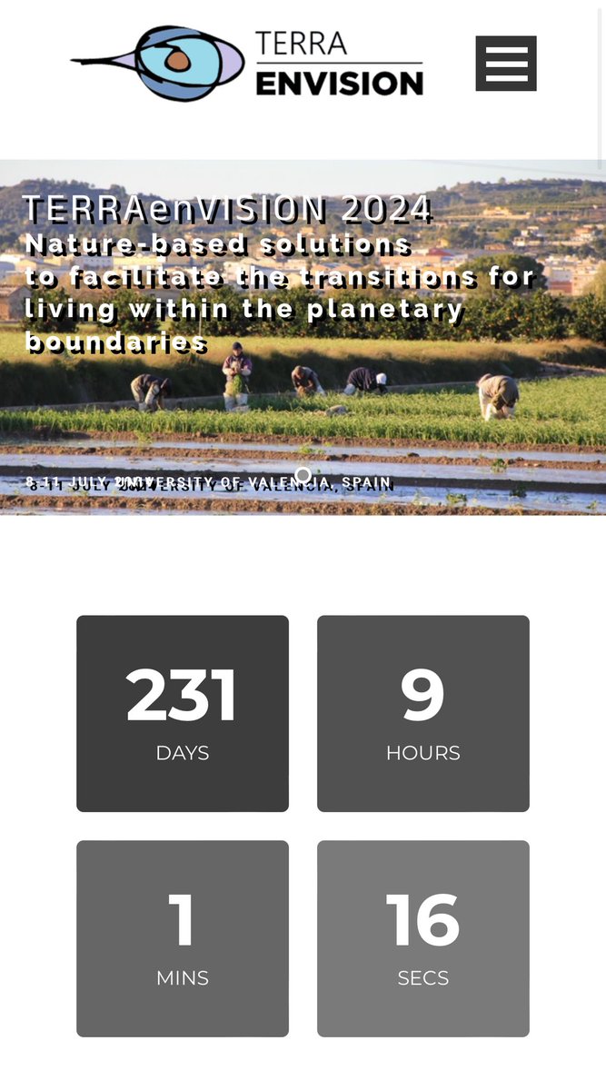 TERRAenVISION's tweet photo. We are close to the https://t.co/S2wNwfZLXo meeting. Safe dates https://t.co/rtDvUefQmQ