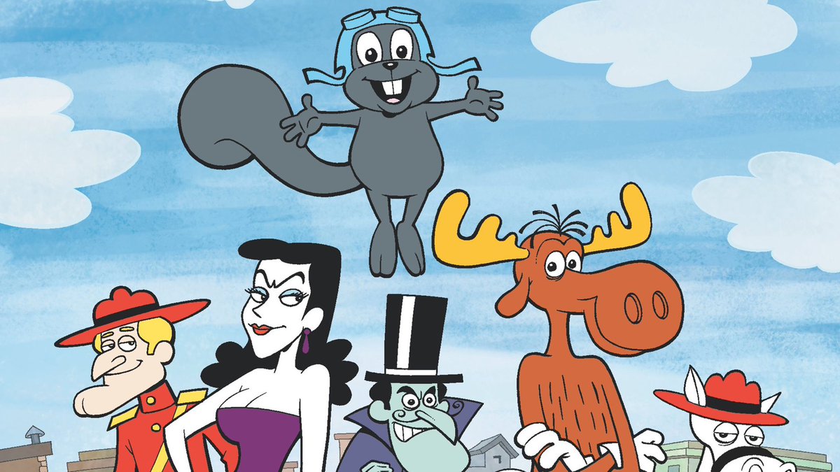 Happy anniversary to the world famous moose and squirrel duo, Rocky and Bullwinkle! #rockyandbullwinkle #rocky #bullwinkle #jayward