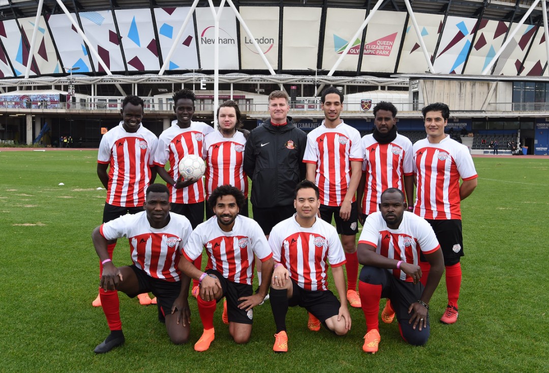 streetsoccerfdn's tweet image. Our @SAFCFoL Street Soccer Academy team playing in the Football For Good Trophy at the @LondonStadium. #FFG23