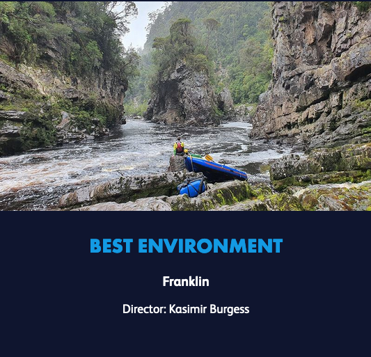 Great news! #FranklinRiverMovie has been awarded BEST ENVIRONMENT FILM at @kendalmountain film festival UK on the weekend. More screenings will take place this week. See: kendalmountainfestival.com