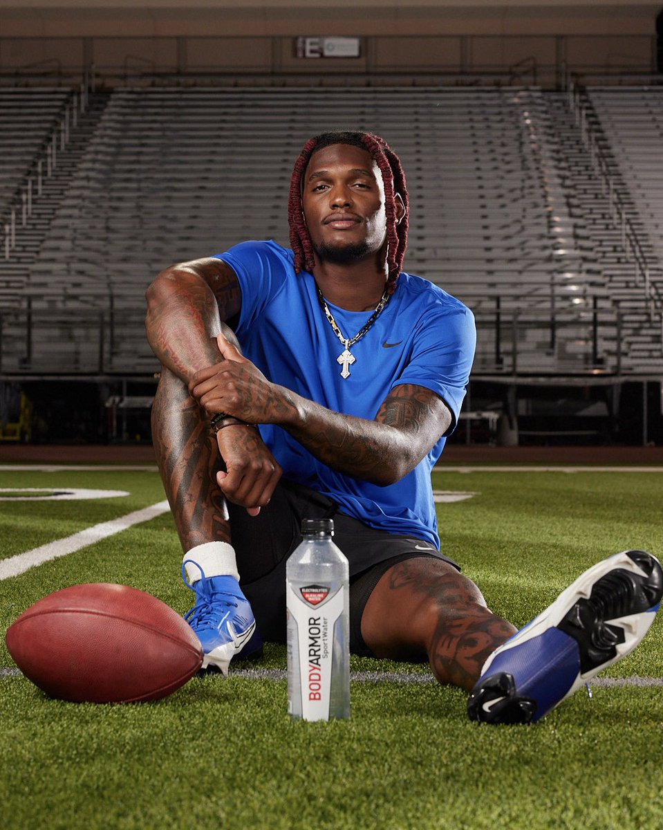 DrinkBODYARMOR's tweet photo. 1,000+ RECEIVING YARDS so far this season 🔥🔥 THAT’S HOW IT’S DONE  @_CeeDeeThree 

#TeamBODYARMOR https://t.co/u9vjI61oQu