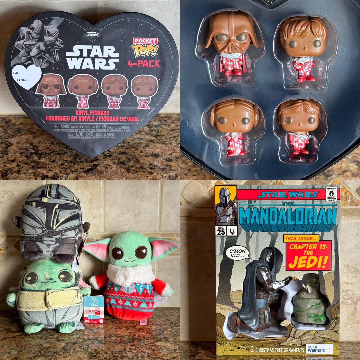 DisTrackers's tweet photo. Star Wars Haul - Got some new Star Wars Pops, Plushes, &amp; Ornaments!
.
#StarWars #Funko #FunkoPop #Valentine #Holiday #Cuutopia #Mattel #Ornament #Ornaments #Hallmark #TheMandalorian #Grogu #DarthVader #Collectibles #DisTrackers https://t.co/8cCIrvmWLl