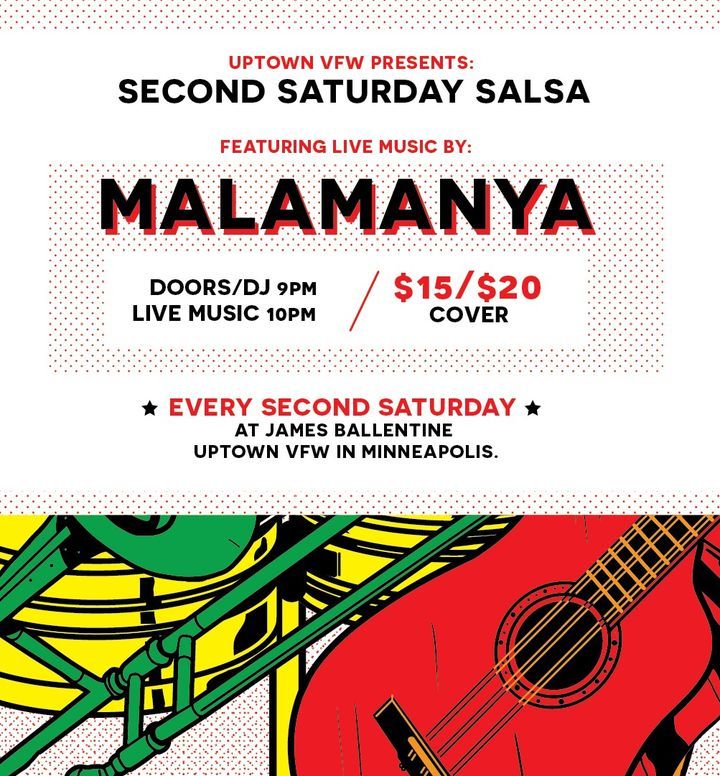 noboolpresents's tweet photo. Tix On-Sale Now!
2nd Saturday Salsa with Malamanya on Sat, Dec 9 @UptownVFW
--
BUY TIX ->> https://t.co/BGYtADDrSP
--
Music for your dancing soul.
--
#UptownVFW #Mpls #Minnesota #MnMusic #AfroCarribeanMusic #latindance #salsa #bachata #livemusic #Danceparty #MnDance #Malamanya https://t.co/07phK84MYx