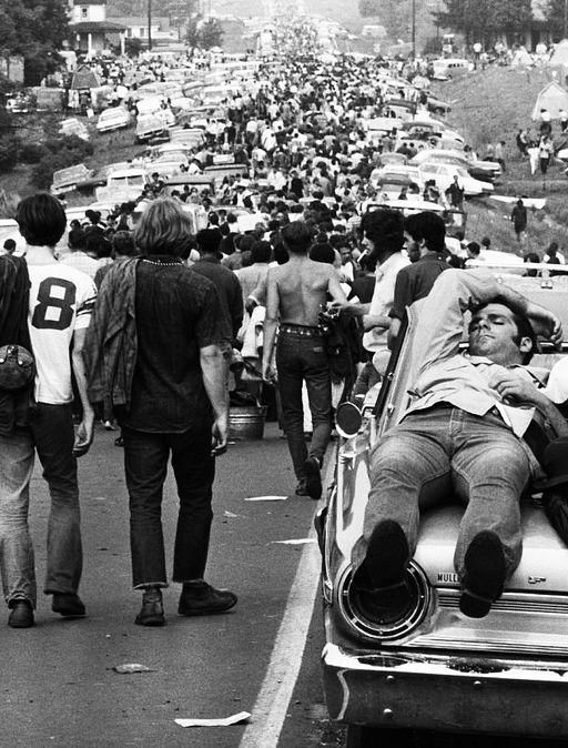 The road to Woodstock, 1969.