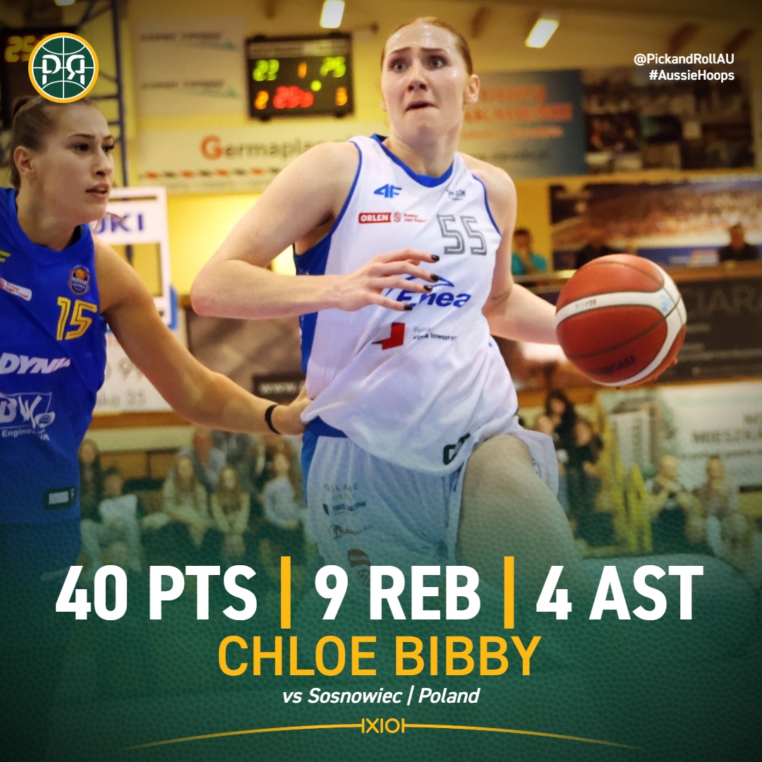 Chloe Bibby is playing at a different level over in Poland as Gorzów lost a thriller to Sosnowiec😱
#AussieHoops #plkpl