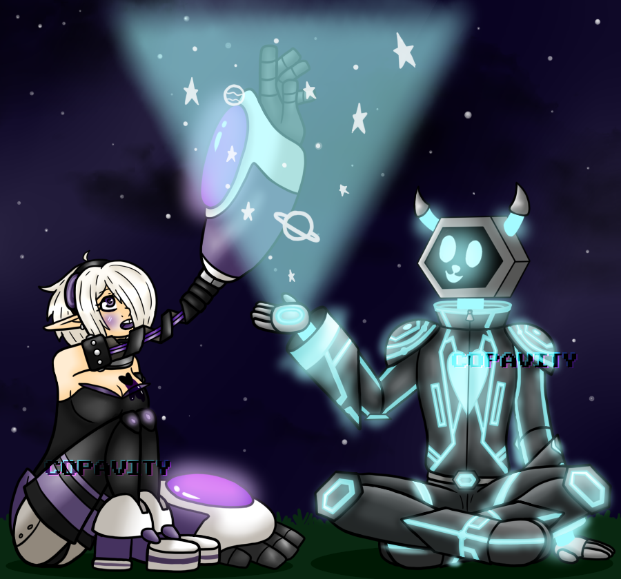Its_CopavityVT's tweet photo. SCHEDULED POST!🕓
Apologies for the delay! This week's Mutual Monday is with @ARC_Automaton! ARC is telling me all about their cool adventures from around the universe! Space has always been so fascinating... It feels oddly familiar!
I hope you like it! 💜
#CopavARTy | #VTuber https://t.co/maTFXBNrfH