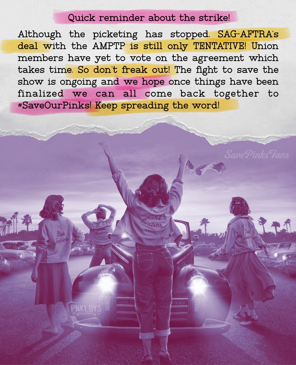 Don't get discouraged, Pinks! 🩷 The fight is still on, but keep this in mind. ⬇️ #SaveRiseOfThePinkLadies #SaveROTPL 
💖Think Pink💖