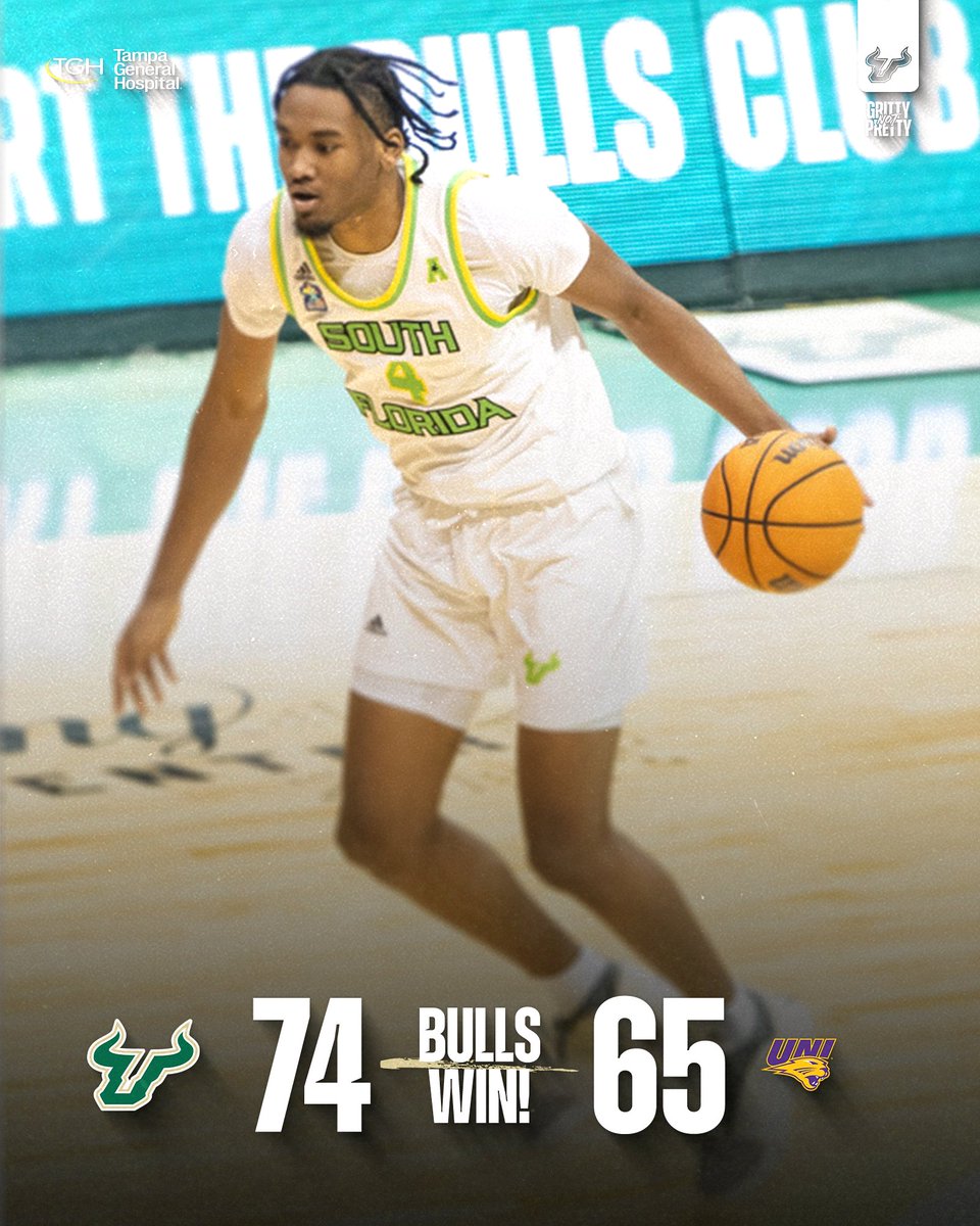 The Bulls defend the home court!! @joseplacer15 and @Kknox02 both finish in double digits!! #HornsUp🤘| #EDGE