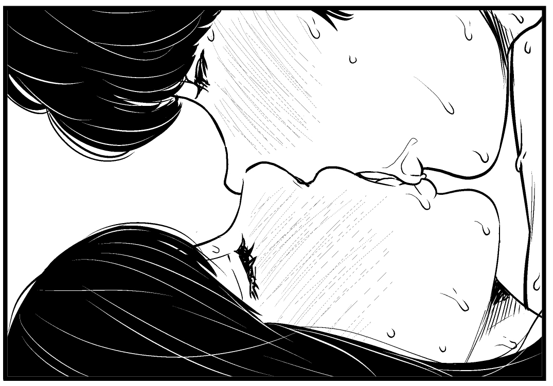 おはようございます。
人物ペン入れ終わったので仕上げ前に美容院に行くのだ! 