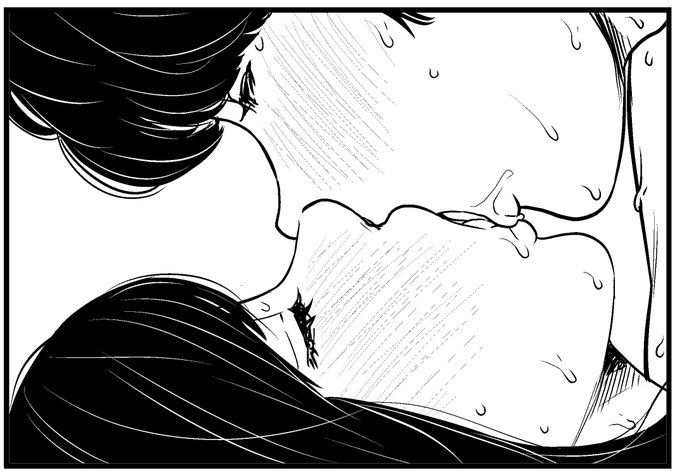 おはようございます。
人物ペン入れ終わったので仕上げ前に美容院に行くのだ! 