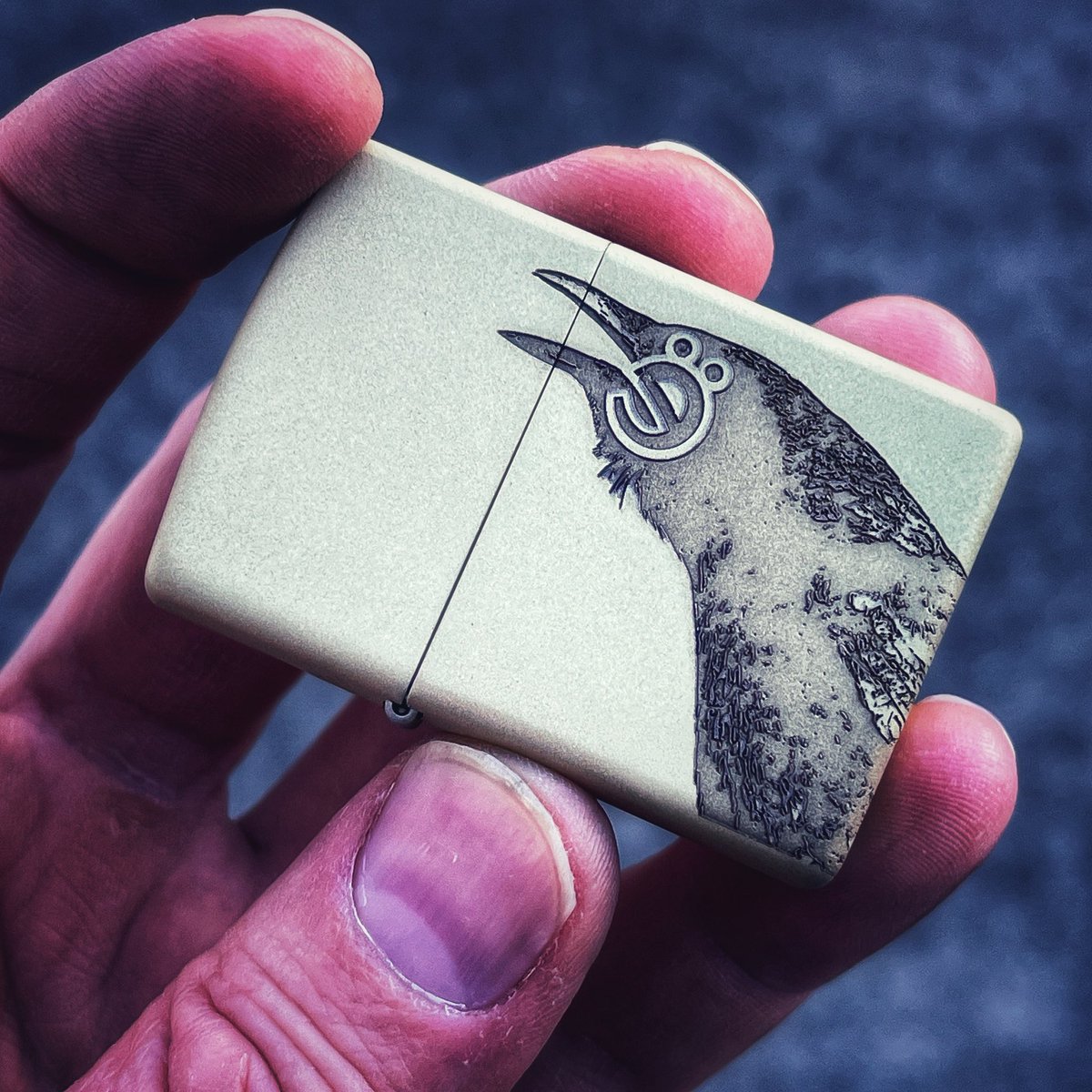 eLM_Knives's tweet photo. Monday cometh!
- - - “And my soul from out that shadow that lies floating on the floor
Shall be lifted—nevermore!”
.
.
#elmknives #elm #elmtv #art #knife #design #artist #knifemaker #knifedesigner #knives #pocketknives #edc #everydaycarry #usingtoolsmakingknives #heavypockets https://t.co/vEYxaVwlsO