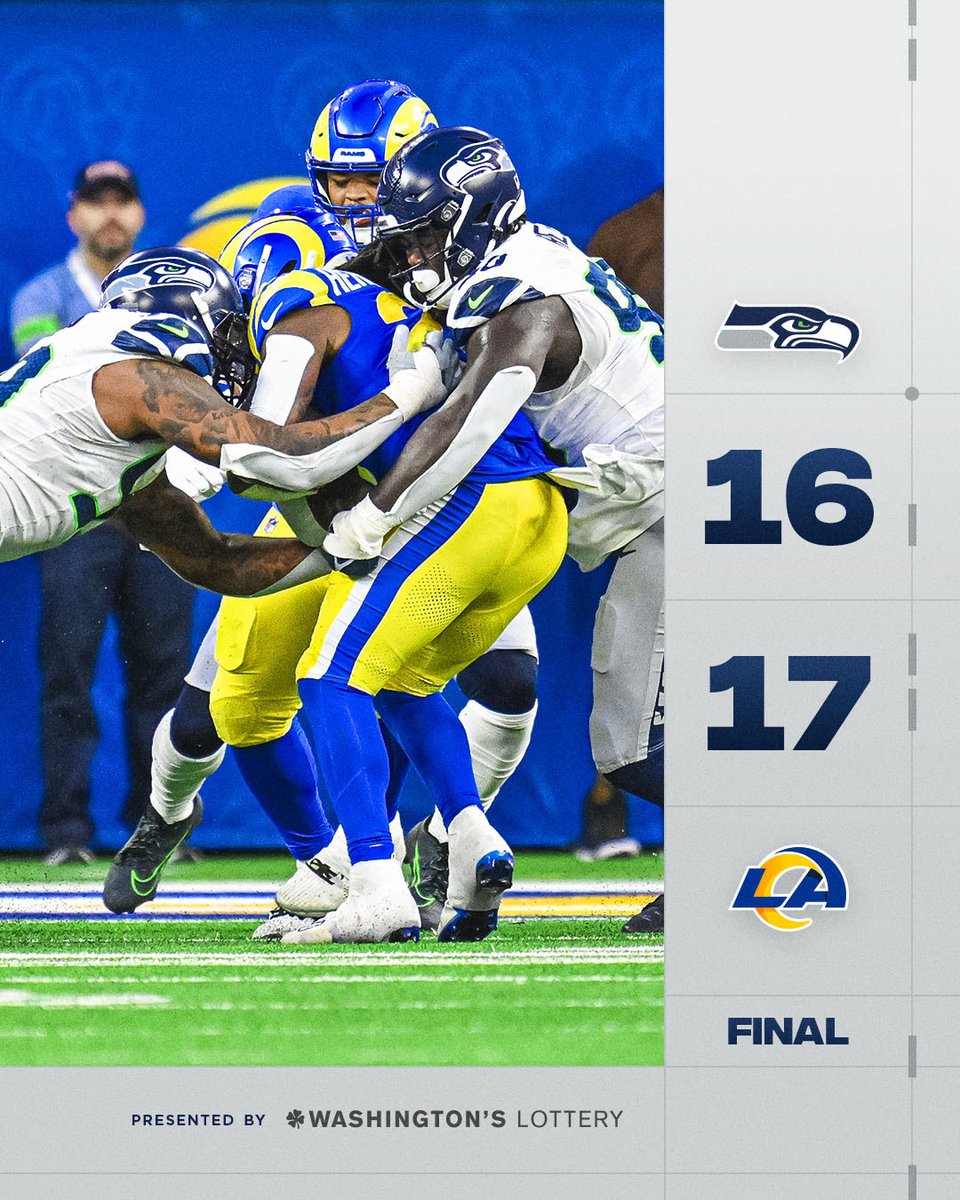 Seahawks's tweet photo. A heartbreaker in Inglewood.

#GoHawks x @walottery https://t.co/G0HQWnla0Y