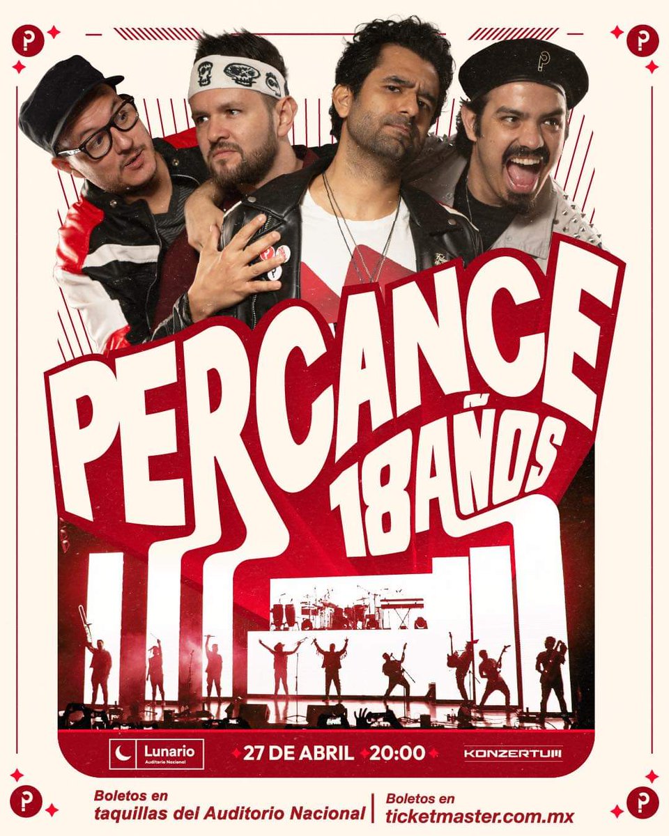 blackdog_mx's tweet photo. La banda costarricense #Percance , festejará 18 años en el @LunarioMx el próximo 27 de abril 🙌🏼✨

#Percance #LunarioDelAuditorioNacional https://t.co/LMU4LhrSWi