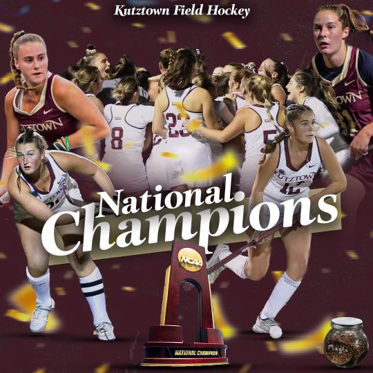 KUFieldHockey's tweet photo. Kutztown University Field Hockey. Your 2023 Division II National Champions!!! https://t.co/aiaDlzvhP2