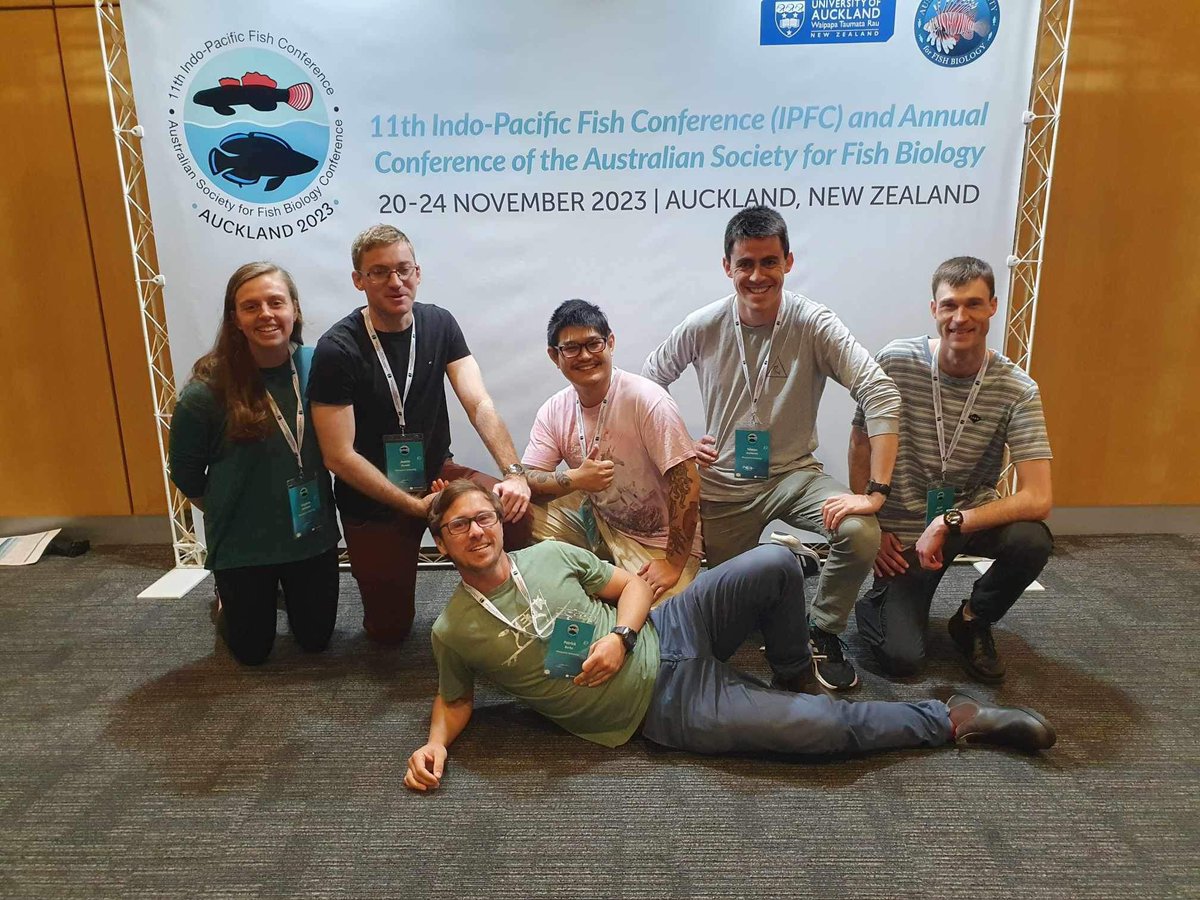 Stoked to be at my first IPFC! Bring on five days of fishy science 🐟🐟 <a href="/ipfc2023/">IPFC2023</a> #IPFC2023
