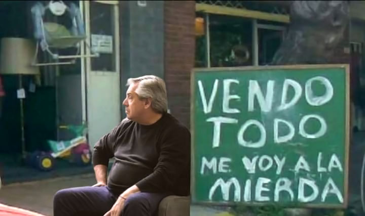 augustogrinner's tweet photo. Chau, pelotudo. Se acabaron las jodas en Olivos. https://t.co/L7ECyo9gB5