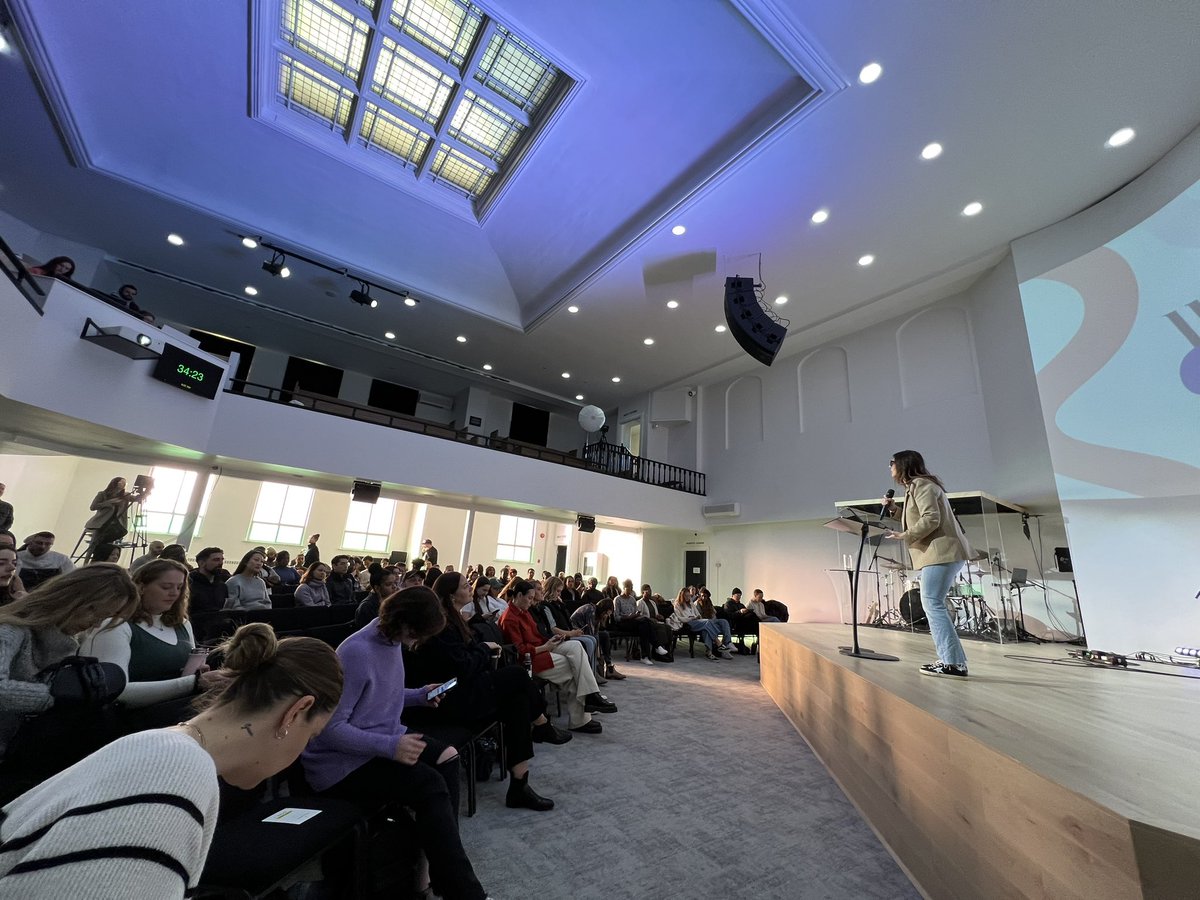 <a href="/carolynakhaas/">Carolyn Haas</a> and I got to speak <a href="/c3toronto/">c3toronto</a> 🇨🇦 today! And wow. This church feels like our downtown location!!! What a fun place to visit. 
And what a beautiful church community. <a href="/sampicken/">sampicken</a> and his team have done such a great job cultivating an oasis of the kingdom!