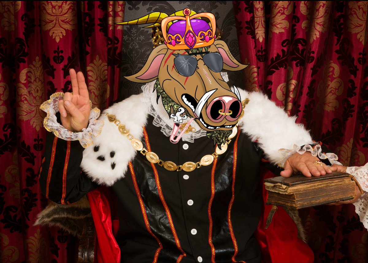 TheBadBillyGoat's tweet photo. 🐗Crazy #Crossbreeds are Royalty #Cronos 
 
🐐Available on @EbisusBay 

🔗Marketplace: https://t.co/YFNYaY3OAV https://t.co/E8GNueYob0