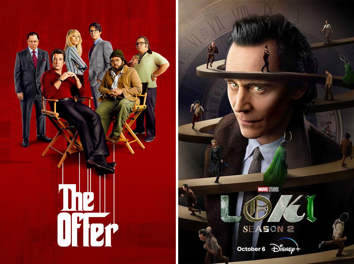 castillo_ang's tweet image. Dos series que me han encantado, ambas con guiones fabulosos y personajes carismáticos: la fascinante #TheOffer (SkyShowtime), sobre cómo se hizo "El padrino"; y la gloriosa #Loki2 (Disney+), llena de imaginación, sentido de la maravilla, humor inteligente y vibrante emoción.