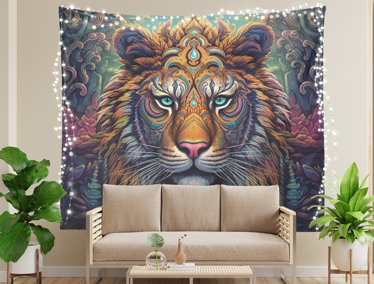 ✨New designs have dropped in the shop! Lions, Tigers, Bears!✨

✨naturalnexusdesigns.etsy.com✨

#indoortapestry #aiart #wallart #dormdecor #walltapestry #festivaltapestry #arttapestry #trippytapestry #psychedelictapestry