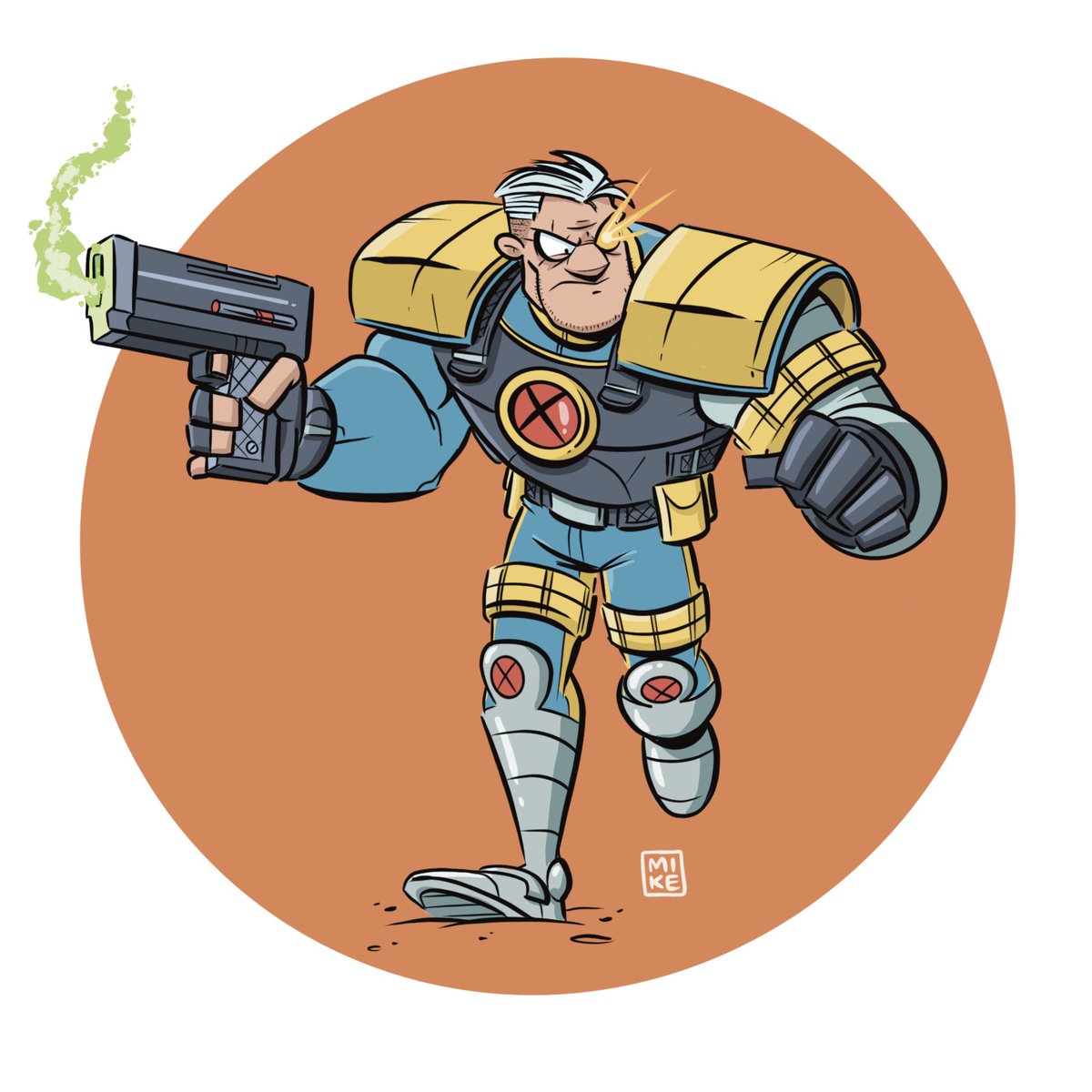 #marvelMonday theme is artist’s choice and whenever I can’t think of someone to draw I default to Cable…so here’s a new Cable pic!
#xmen #cable #xforce #marvel @Marvel