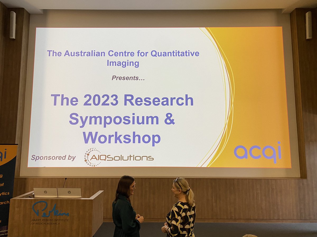 Looking forward to a great day of learning #medicalimagaing @UWAresearch @MikaelaDellOro @aiq_solutions